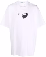OFF-WHITE FW21 Arrow Graphic Print Oversized White Short Sleeve Tee OMAA038F21JER0080110 OFF-WHITE FW21 Arrow Graphic Print Oversized White Short Sleeve Tee OMAA038F21JER0080110