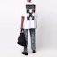 Purchase OFF-WHITE FW21 Kaos Oversized Panah Grafis Putih Lengan Pendek OMAA038F21JER0080110
