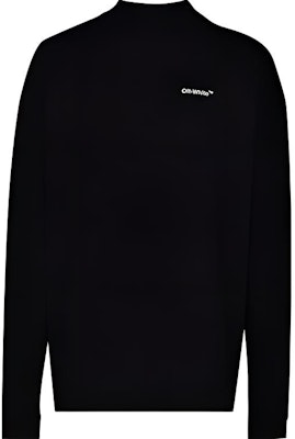 OFF-WHITE FW21 箭头标志长袖宽松版型黑色T恤 OMAB032C99JER0011001 Order OFF-WHITE FW21 箭头标志长袖宽松版型黑色T恤 OMAB032C99JER0011001