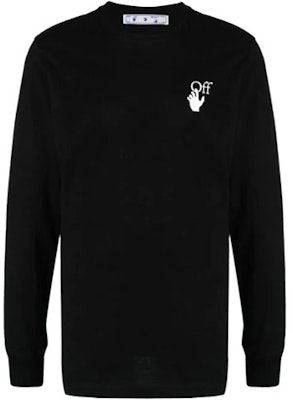 OFF-WHITE 2021箭头标志黑色长袖圆领T恤 OMAB001F21JER0011084 Buy OFF-WHITE 2021箭头标志黑色长袖圆领T恤 OMAB001F21JER0011084
