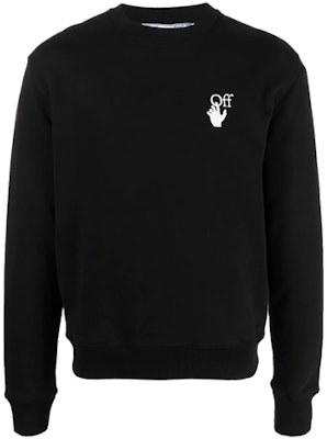 Sudadera Negra Manga Larga OFF-WHITE FW21 con Logo Flecha Regular Fit. OMBA025F21FLE0061084 Order Sudadera Negra Manga Larga OFF-WHITE FW21 con Logo Flecha Regular Fit. OMBA025F21FLE0061084