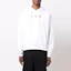 Shop OFF-WHITE FW21 箭头标志印花连帽衫 白色套头衫. OMBB037F21FLE0150132