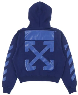 Off-White FW21 Arrow Logo Striped Pullover Hoodie Men’s Blue OMBB037F21FLE0074545 Buy Off-White FW21 Arrow Logo Striped Pullover Hoodie Men’s Blue OMBB037F21FLE0074545
