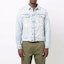 Lookbook OFF-WHITE FW21 Arrow Print Denim Jacket Blue OMYE054F21DEN0014001