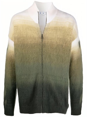 오프화이트 FW21 애로우 집업 가디건 스웨터. OMHF032F21KNI0015555 Buy 오프화이트 FW21 애로우 집업 가디건 스웨터. OMHF032F21KNI0015555