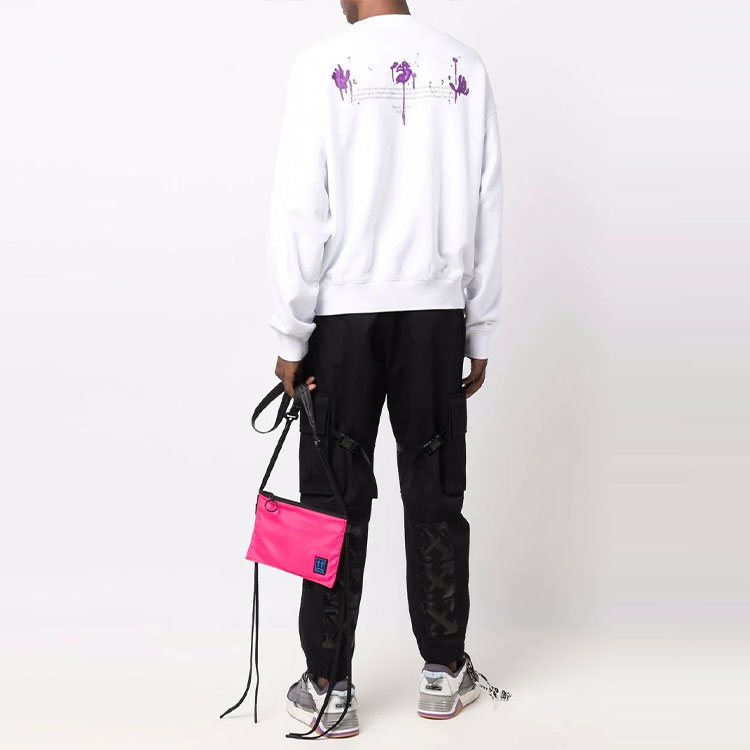 OFF-WHITE FW21 Black Casual Cargo Jogger Pants OMCF004F21FAB0011010 圖 3