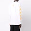 Shop OFF-WHITE 2021秋冬卡拉瓦乔印花白色长袖T恤 - 常规版型。 OMAB001F21JER0040184