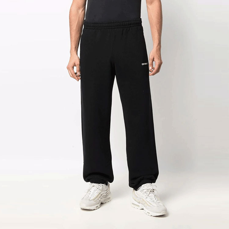 Purchase OFF-WHITE FW21 Caravaggio Painting Black Jogger Sweatpants Men OMCH029C99FLE0041001