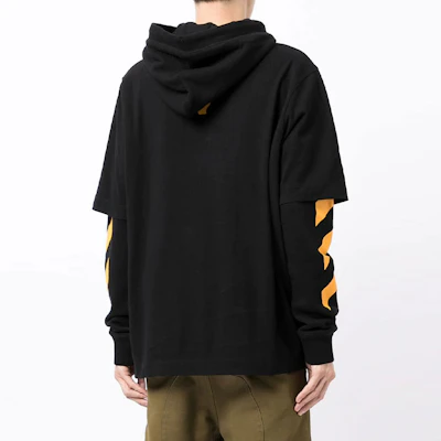 Off-White FW21 Caravaggio Painting Graphic Hoodie Black OMBB087F21FLE0061084 Details for Off-White FW21 Caravaggio Painting Graphic Hoodie Black OMBB087F21FLE0061084
