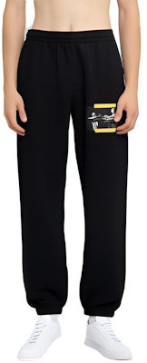 OFF-WHITE FW21 Caravaggio Painting Jogger Sweatpants Black Regular Fit OMCH029F21FLE0051084 Buy OFF-WHITE FW21 Caravaggio Painting Jogger Sweatpants Black Regular Fit OMCH029F21FLE0051084
