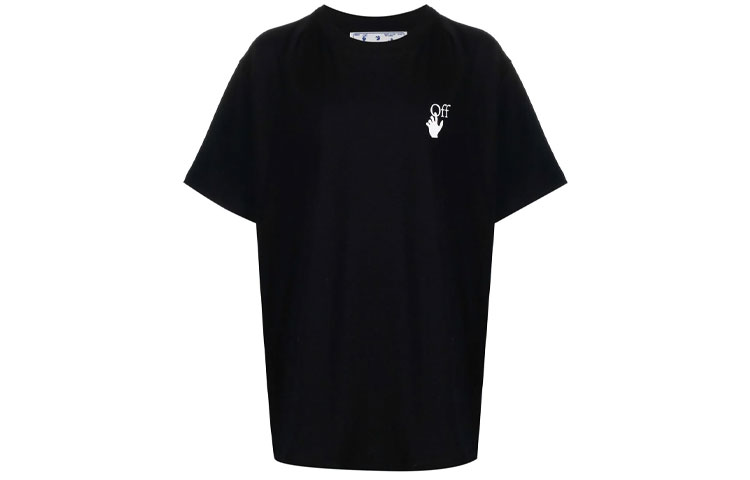 Lookbook OFF-WHITE FW21 Caravaggio 短袖T恤 黑色 男款 OMAA038F21JER0061084