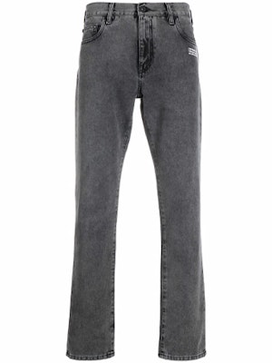 OFF-WHITE FW21 Seluar Jeans Slim Fit Kelabu Distressed OMYA074F21DEN0070601 Order OFF-WHITE FW21 Seluar Jeans Slim Fit Kelabu Distressed OMYA074F21DEN0070601