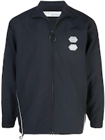 OFF-WHITE FW21 Full-Zip Plain Slim-Fit Long-Sleeve Jacket Men OMBD010R19C010211000 OFF-WHITE FW21 Full-Zip Plain Slim-Fit Long-Sleeve Jacket Men OMBD010R19C010211000