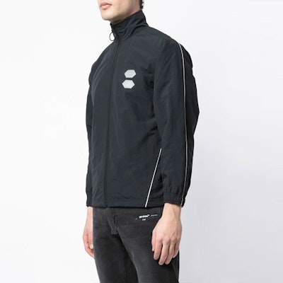 OFF-WHITE FW21 メンズ フルジップ スリムフィット 長袖ジャケット プレーン OMBD010R19C010211000 Shop OFF-WHITE FW21 メンズ フルジップ スリムフィット 長袖ジャケット プレーン OMBD010R19C010211000