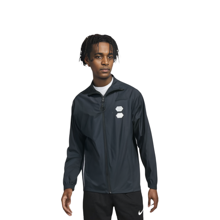 Cheap OFF-WHITE FW21 メンズ フルジップ スリムフィット 長袖ジャケット プレーン OMBD010R19C010211000