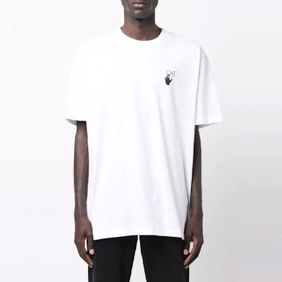 OFF-WHITE FW21 箭頭標誌寬鬆版型白色短袖T恤 OMAA038F21JER0020184 Shop OFF-WHITE FW21 箭頭標誌寬鬆版型白色短袖T恤 OMAA038F21JER0020184