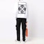 Shop オフホワイト FW21 ロゴプリント 白色プルオーバースウェット メンズルーズフィット OMBA054F21FLE0140110