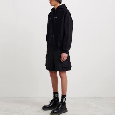 Sudadera Negra OFF-WHITE FW21 Logo Marker Relaxed Fit. OMBB085F21FLE0181084 Purchase Sudadera Negra OFF-WHITE FW21 Logo Marker Relaxed Fit. OMBB085F21FLE0181084