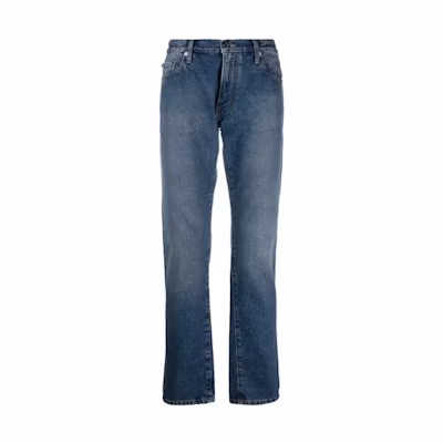 OFF-WHITE FW21 Tapered Casual Jeans Blue OMYA102F21DEN0074501