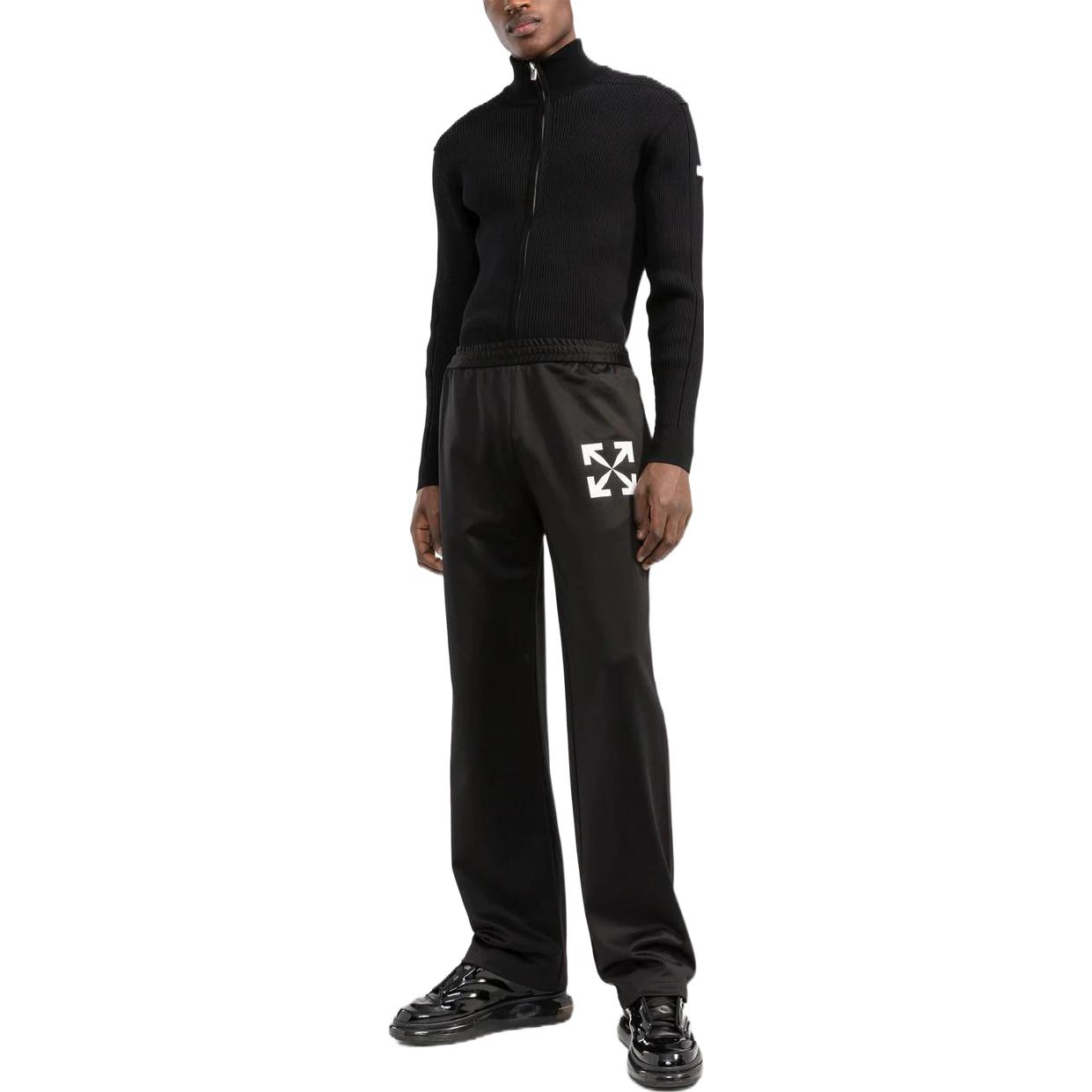 Lookbook OFF-WHITE FW22  Black Casual Arrow Graphic Sweatpants OMCJ018C99FAB0021001