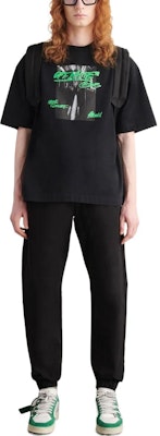 オフホワイト FW22 ブラック レタープリント ルーズフィット 半袖Tシャツ OMAA120F22JER0071070 Shop オフホワイト FW22 ブラック レタープリント ルーズフィット 半袖Tシャツ OMAA120F22JER0071070