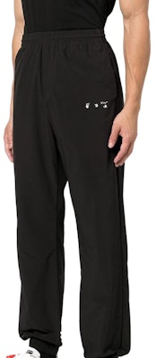 OFF-WHITE FW22 Black Logo Print Jogger Knit Sweatpants OMCA226C99FAB0011001 Shop OFF-WHITE FW22 Black Logo Print Jogger Knit Sweatpants OMCA226C99FAB0011001