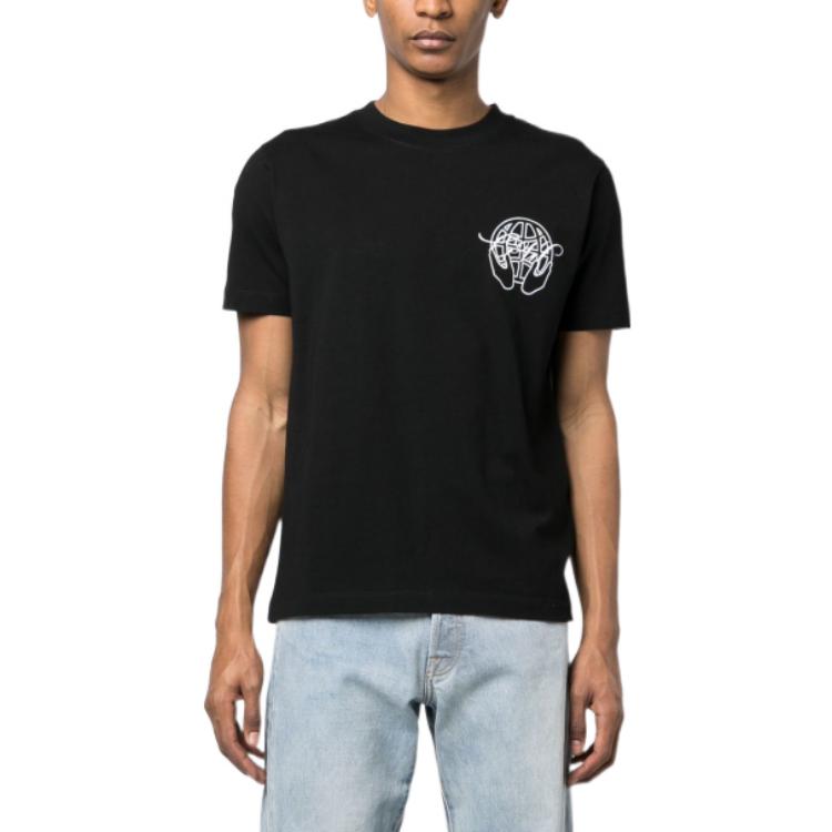 Lookbook OFF-WHITE FW22  Black Regular Arrow Logo Graphic Print T-Shirt OMAA027S23JER0071001