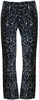 OFF-WHITE 黑色条纹涂漆修身牛仔裤 FW22 OMYA074F22DEN0011001 Order OFF-WHITE 黑色条纹涂漆修身牛仔裤 FW22 OMYA074F22DEN0011001