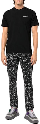 OFF-WHITE 黑色条纹涂漆修身牛仔裤 FW22 OMYA074F22DEN0011001 Lookbook OFF-WHITE 黑色条纹涂漆修身牛仔裤 FW22 OMYA074F22DEN0011001