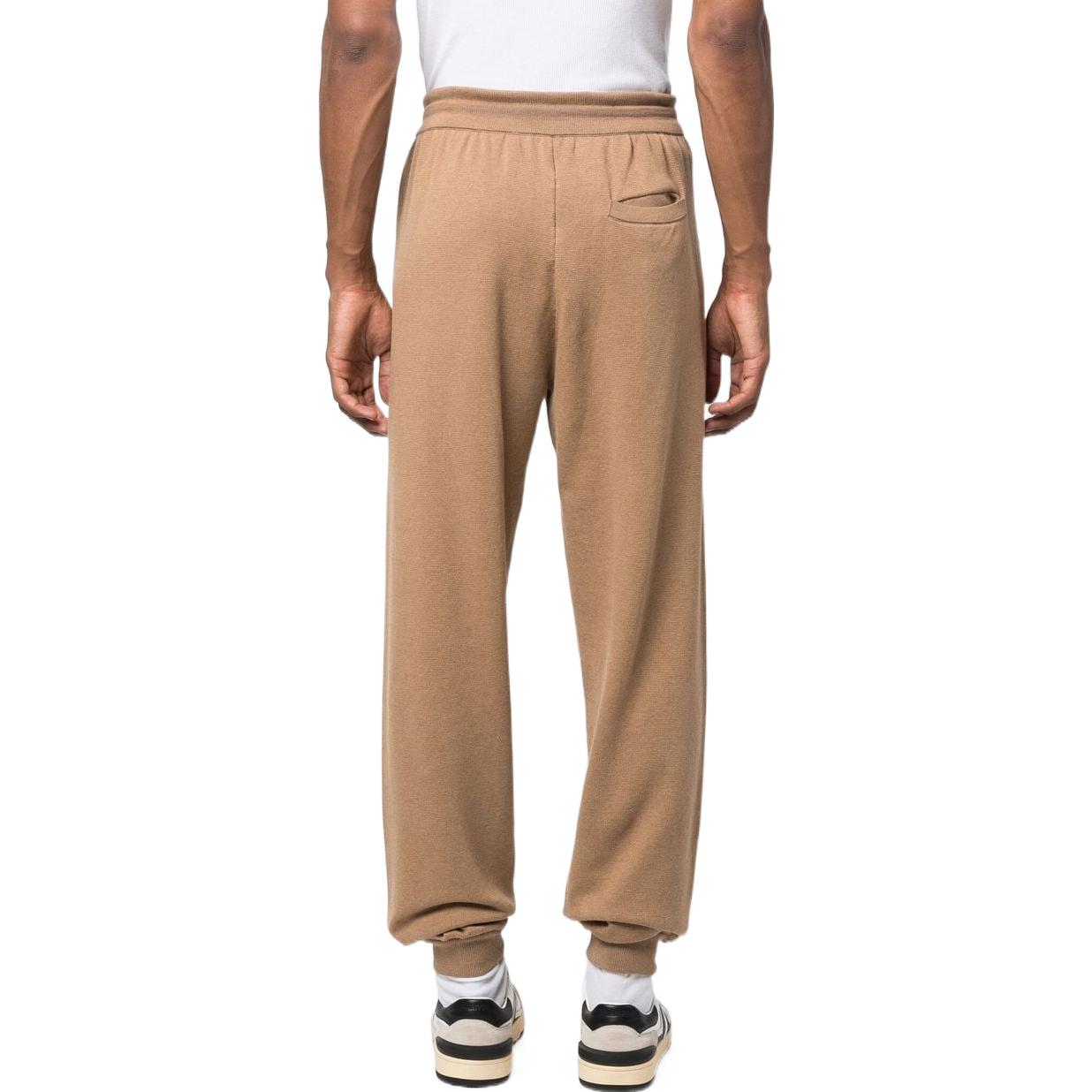 Purchase OFF-WHITE FW22  Solid Logo Embroidered Sweatpants Brown OMHG012F22KNI0016262