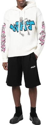 OFF-WHITE FW22 Arrow Print Seluar Pendek Hitam Loose Fit. OMCI013F22FLE0021001 Lookbook OFF-WHITE FW22 Arrow Print Seluar Pendek Hitam Loose Fit. OMCI013F22FLE0021001