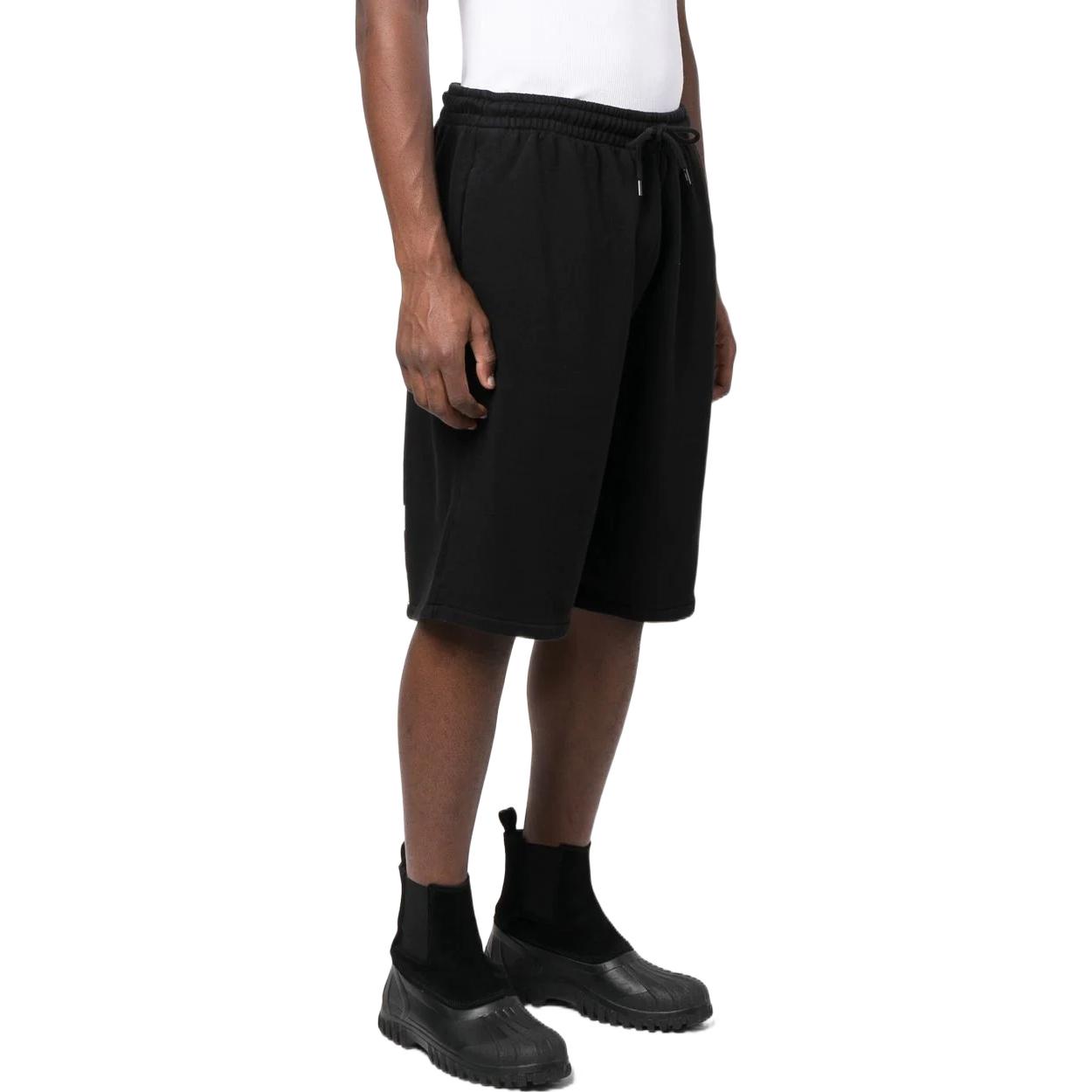 Purchase OFF-WHITE FW22 Arrow Print Seluar Pendek Hitam Loose Fit. OMCI013F22FLE0021001