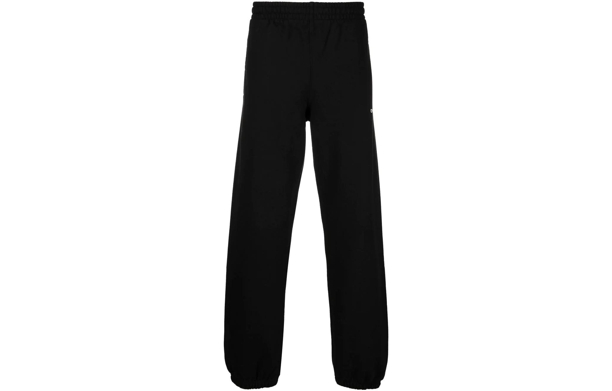 OFF-WHITE FW22 Arrows Graphic Sweatpants  Black OMCH029F22FLE0071001