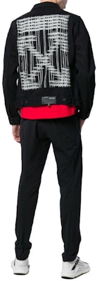 OFF-WHITE FW22 Back Logo Print Long Sleeve Jacket Black Menswear OMYE005E19E540451028 Lookbook OFF-WHITE FW22 Back Logo Print Long Sleeve Jacket Black Menswear OMYE005E19E540451028