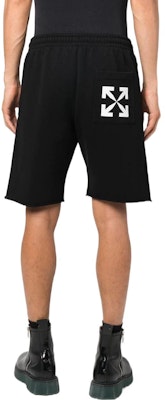 OFF-WHITE 2022秋冬黑色Logo印花松紧腰休闲短裤 休闲版型 OMCI012C99FLE0031001 Shop OFF-WHITE 2022秋冬黑色Logo印花松紧腰休闲短裤 休闲版型 OMCI012C99FLE0031001