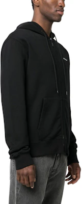 OFF-WHITE FW22 斜紋標誌拉鍊連帽衫 黑色 常規版型 OMBE013C99FLE0071001 Purchase OFF-WHITE FW22 斜紋標誌拉鍊連帽衫 黑色 常規版型 OMBE013C99FLE0071001