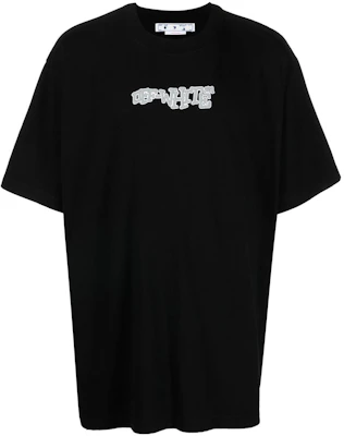 OFF-WHITE FW22 Letter Logo Print Crewneck T-Shirt Black Mens Regular Fit OMAA038F22JER0031001 Order OFF-WHITE FW22 Letter Logo Print Crewneck T-Shirt Black Mens Regular Fit OMAA038F22JER0031001