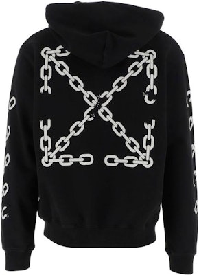 OFF-WHITE FW22 字母Logo印花拉鏈連帽外套 黑色 寬鬆版型 OMBE013F22FLE0061001 Lookbook OFF-WHITE FW22 字母Logo印花拉鏈連帽外套 黑色 寬鬆版型 OMBE013F22FLE0061001