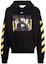 Buy OFF-WHITE FW22 字母LOGO黑色衛衣 秋季圖案款式. OMBB037C99FLE0111018