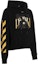 Shop OFF-WHITE FW22 字母LOGO黑色衛衣 秋季圖案款式. OMBB037C99FLE0111018