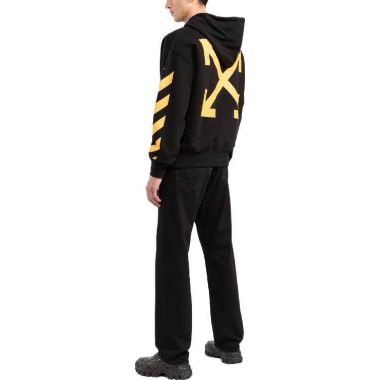 Details for OFF-WHITE FW22 字母LOGO黑色衛衣 秋季圖案款式. OMBB037C99FLE0111018