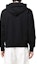 Shop OFF-WHITE FW22 Letter Print Hoodie Black Loose Fit Pullover Sweatshirt OMBB097C99FLE0071001
