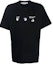 Order OFF-WHITE FW22 Letter Print T-Shirt Black - Regular Fit Short Sleeve Tee OMAA038C99JER0071001