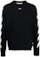 Order Suéter Negro OFF-WHITE FW22 Logo Print Cuello Redondo Manga Larga Pullover. OMHE023C99KNI0011001