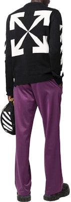 Suéter Negro OFF-WHITE FW22 Logo Print Cuello Redondo Manga Larga Pullover. OMHE023C99KNI0011001 Purchase Suéter Negro OFF-WHITE FW22 Logo Print Cuello Redondo Manga Larga Pullover. OMHE023C99KNI0011001