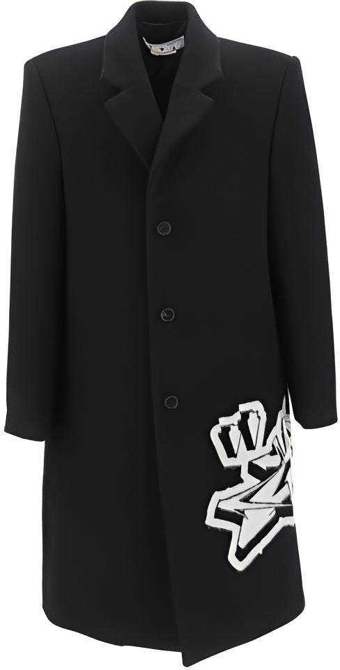 off-white-fw-22-logo-print-single-breasted-long-coat-black-fashion-omer-071-f22-fab-0011001