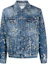 Buy OFF-WHITE FW22 Jaket Denim Biru Splatter Potongan Biasa. OMYE077F22DEN0034000
