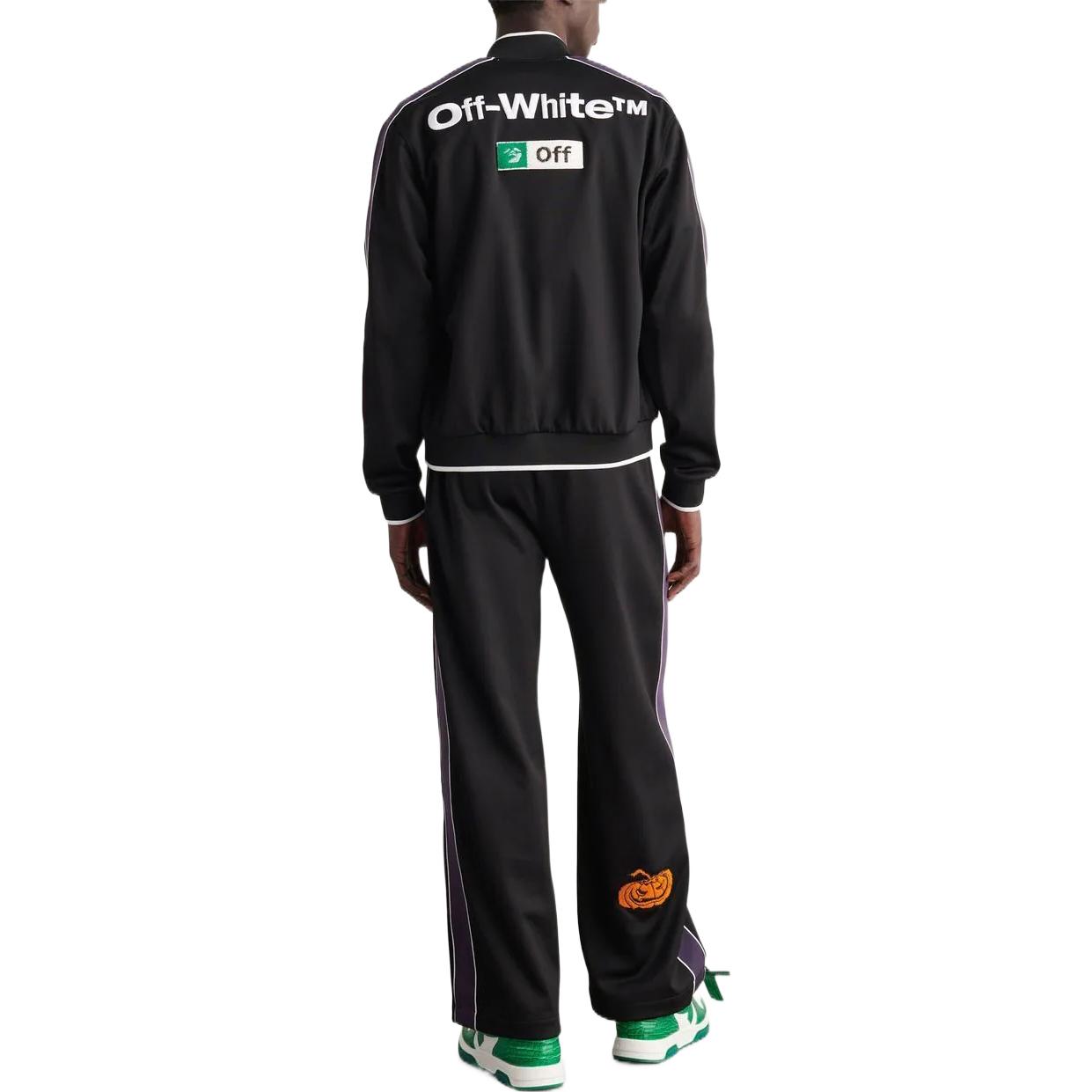 Shop OFF-WHITE FW22 Striped Graphic Sweatpants Regular Fit Black -  Style OMCJ020F22FAB0011001