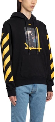 OFF-WHITE FW22 Striped Oil Painting Print Hoodie Black Men’s Pullover OMBB097C99FLE0131001 Purchase OFF-WHITE FW22 Striped Oil Painting Print Hoodie Black Men’s Pullover OMBB097C99FLE0131001