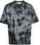 Order OFF-WHITE FW22 Kaos Abu-abu Tie-Dye Logo Print Oversized OMAA120F22JER0090701
